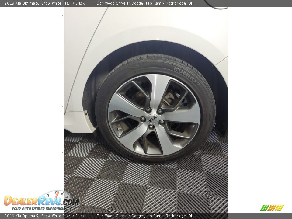 2019 Kia Optima S Snow White Pearl / Black Photo #34