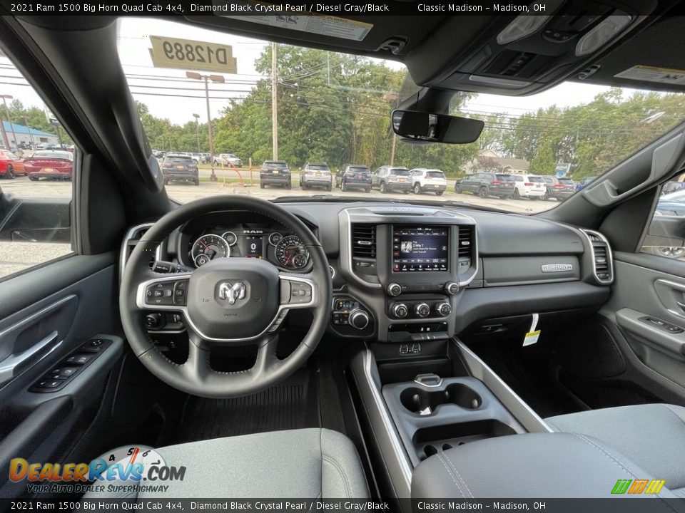 Front Seat of 2021 Ram 1500 Big Horn Quad Cab 4x4 Photo #4