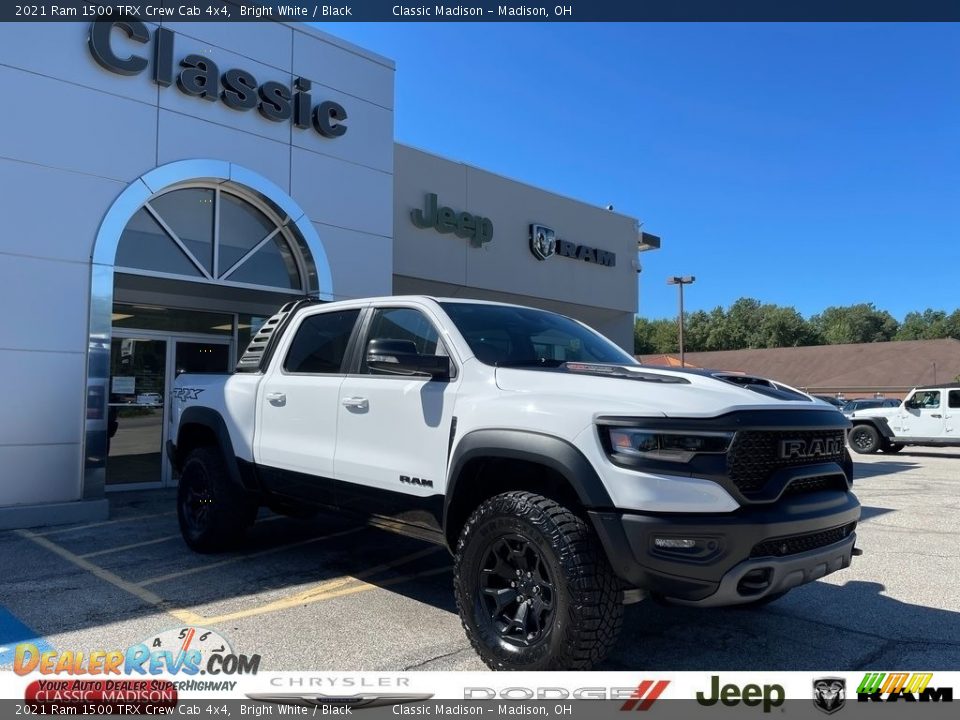 2021 Ram 1500 TRX Crew Cab 4x4 Bright White / Black Photo #1
