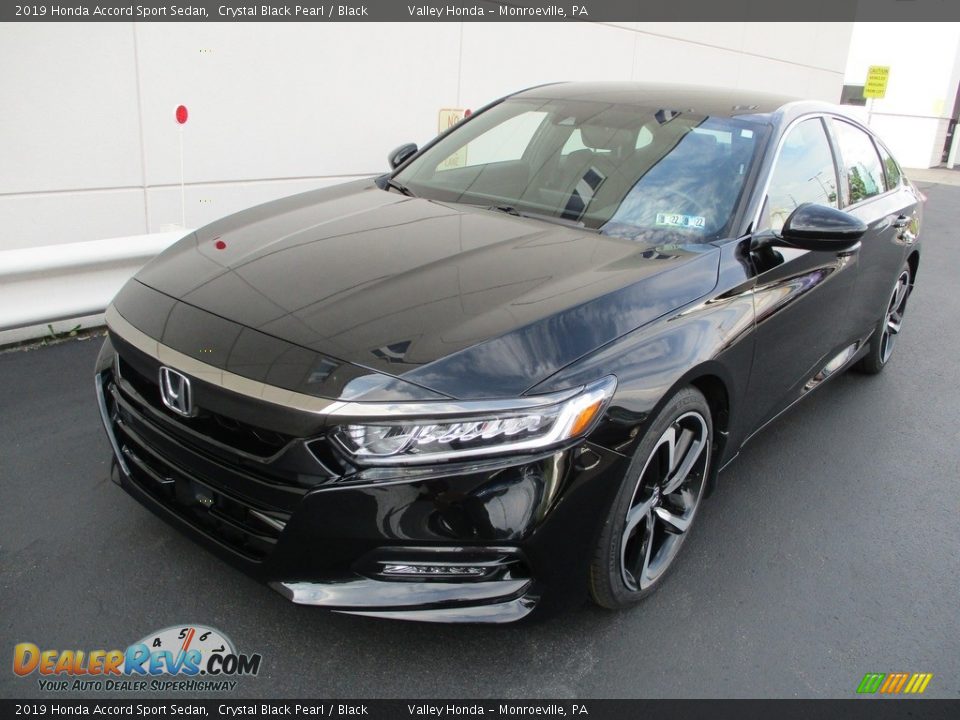 2019 Honda Accord Sport Sedan Crystal Black Pearl / Black Photo #10