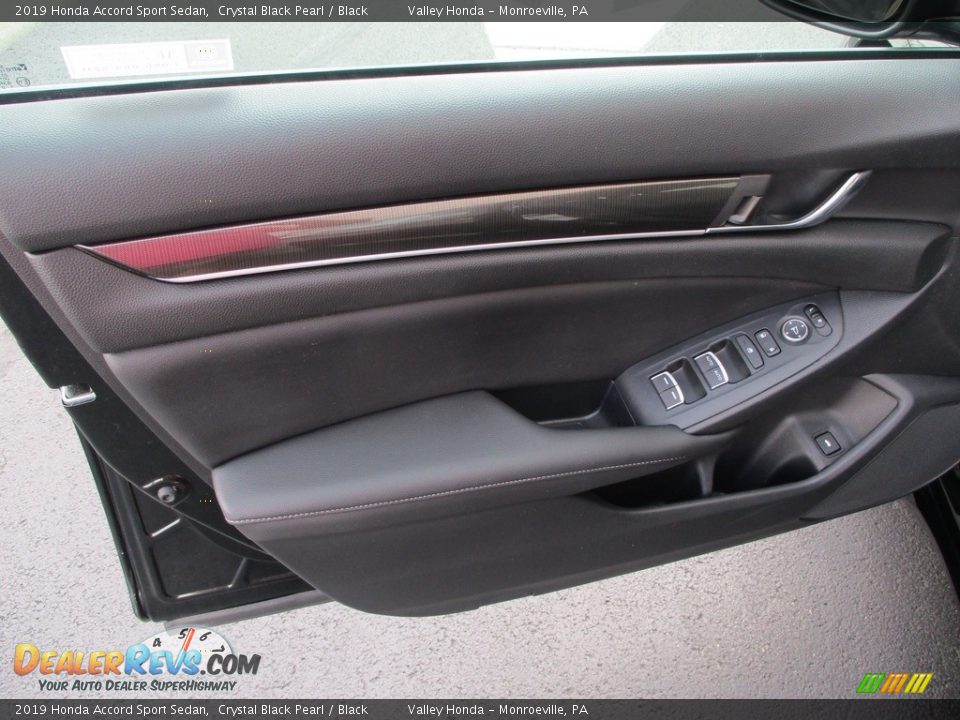 2019 Honda Accord Sport Sedan Crystal Black Pearl / Black Photo #11