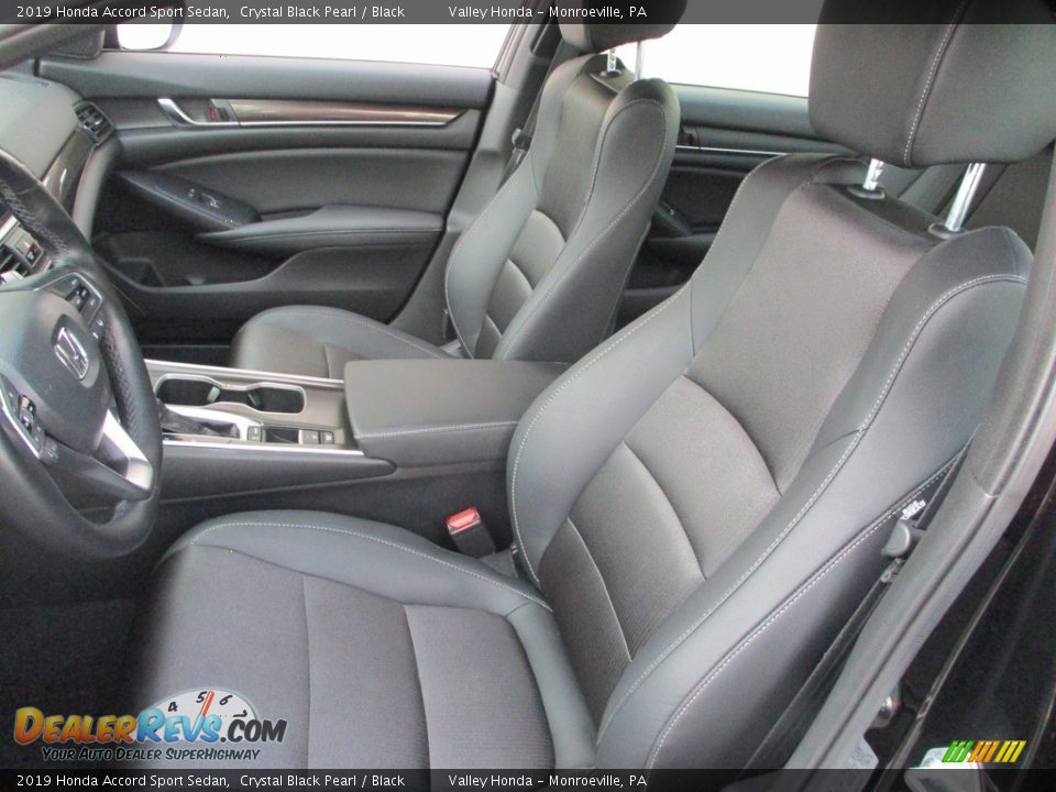 2019 Honda Accord Sport Sedan Crystal Black Pearl / Black Photo #12