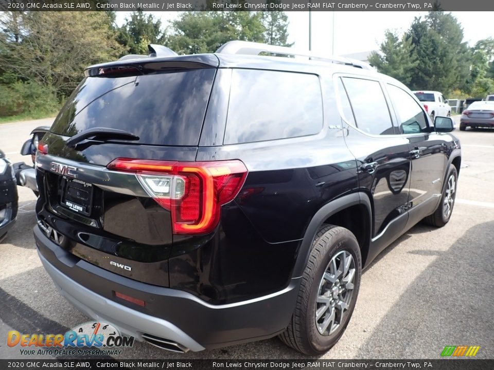 2020 GMC Acadia SLE AWD Carbon Black Metallic / Jet Black Photo #3