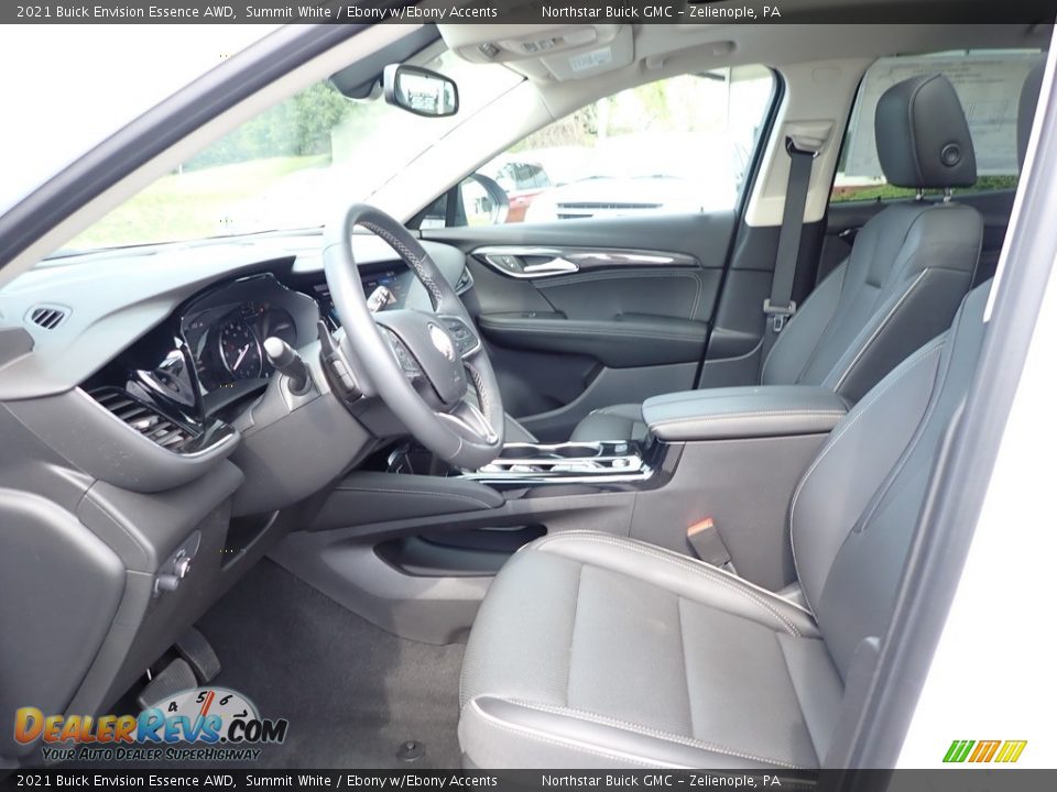 Front Seat of 2021 Buick Envision Essence AWD Photo #17