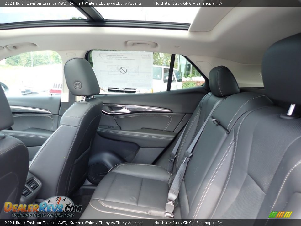 Rear Seat of 2021 Buick Envision Essence AWD Photo #18