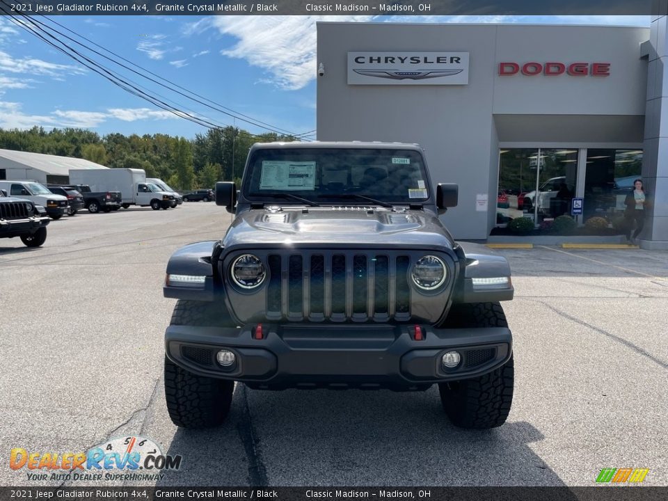 2021 Jeep Gladiator Rubicon 4x4 Granite Crystal Metallic / Black Photo #4