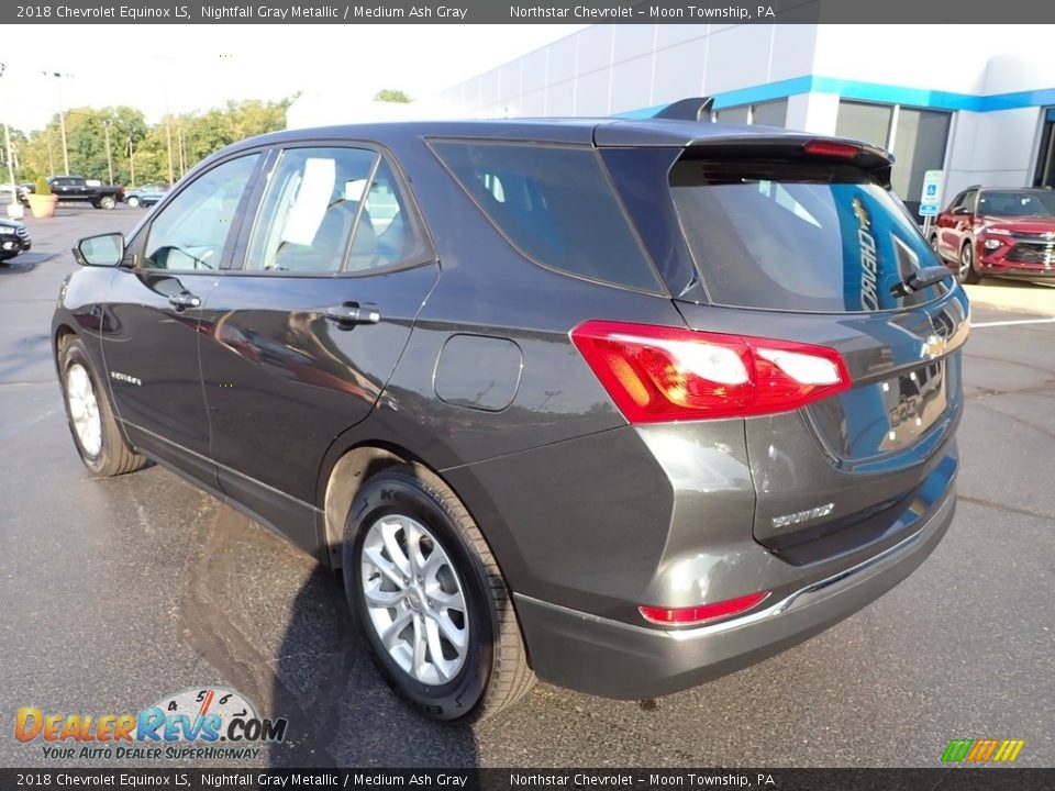 2018 Chevrolet Equinox LS Nightfall Gray Metallic / Medium Ash Gray Photo #4