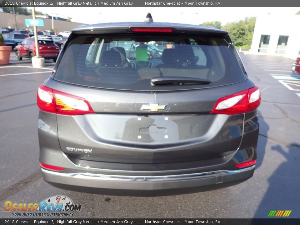 2018 Chevrolet Equinox LS Nightfall Gray Metallic / Medium Ash Gray Photo #6