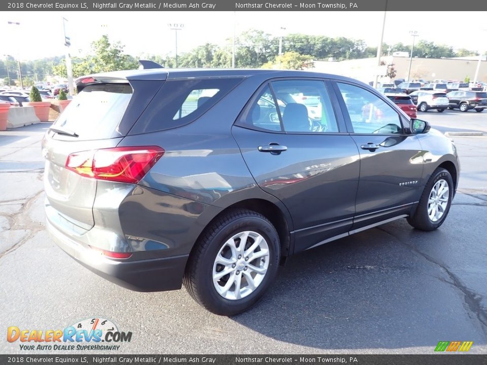 2018 Chevrolet Equinox LS Nightfall Gray Metallic / Medium Ash Gray Photo #9