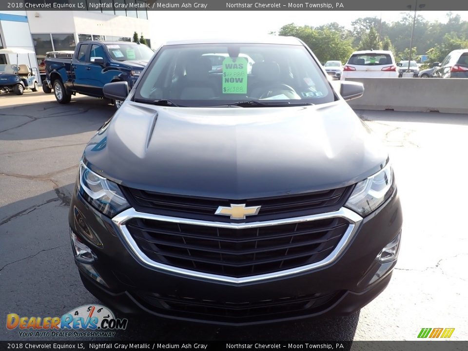 2018 Chevrolet Equinox LS Nightfall Gray Metallic / Medium Ash Gray Photo #12