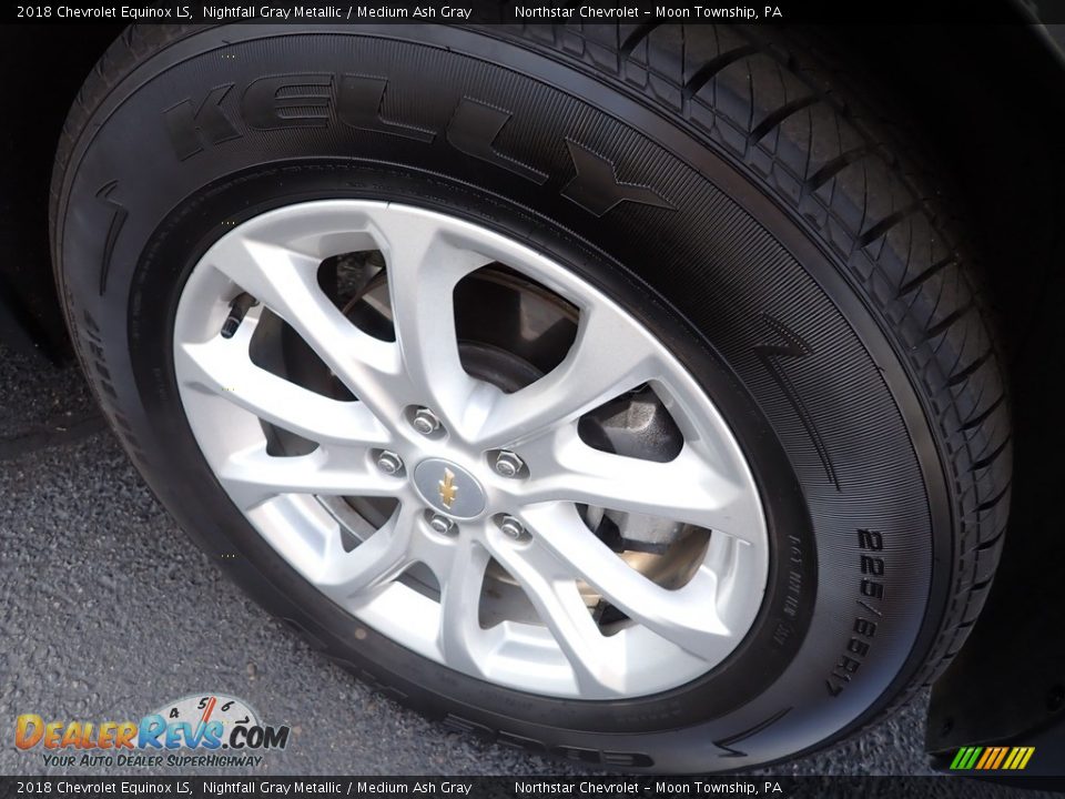 2018 Chevrolet Equinox LS Nightfall Gray Metallic / Medium Ash Gray Photo #13