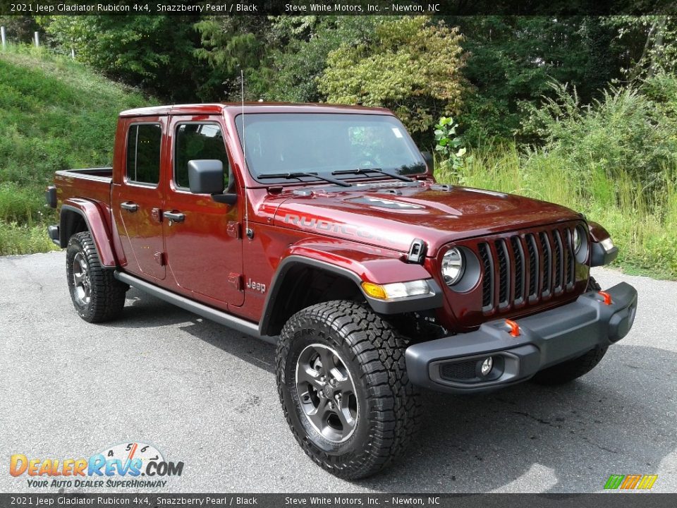 2021 Jeep Gladiator Rubicon 4x4 Snazzberry Pearl / Black Photo #4