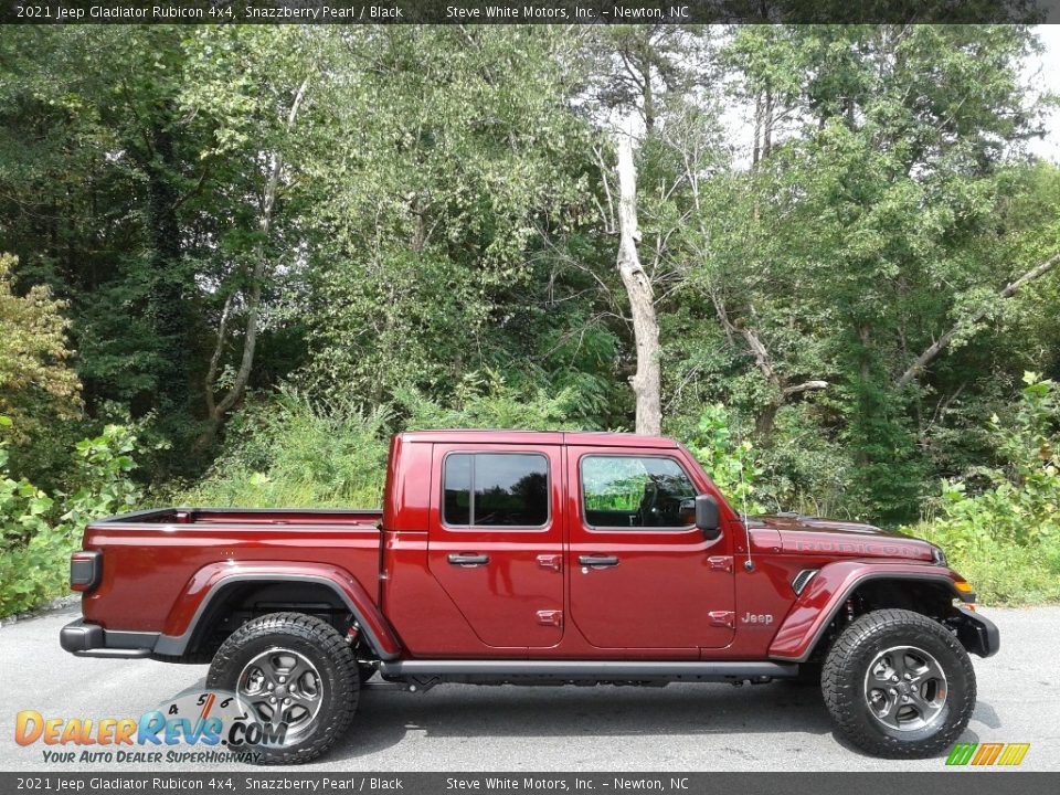 2021 Jeep Gladiator Rubicon 4x4 Snazzberry Pearl / Black Photo #5