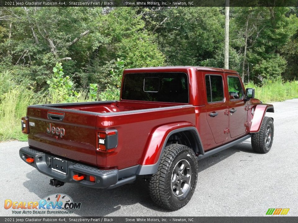 2021 Jeep Gladiator Rubicon 4x4 Snazzberry Pearl / Black Photo #6