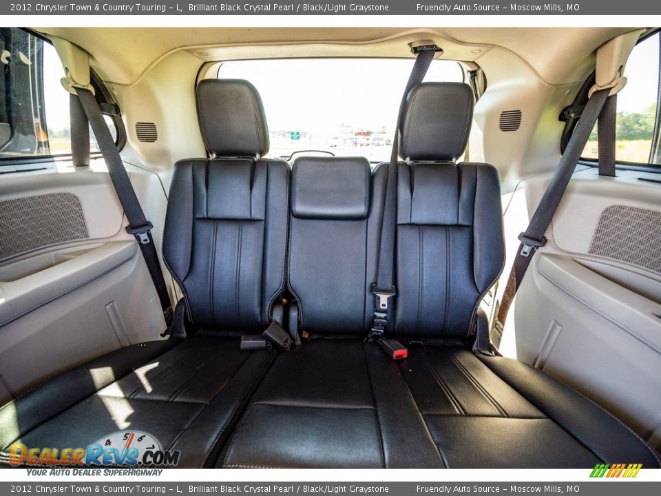 2012 Chrysler Town & Country Touring - L Brilliant Black Crystal Pearl / Black/Light Graystone Photo #23