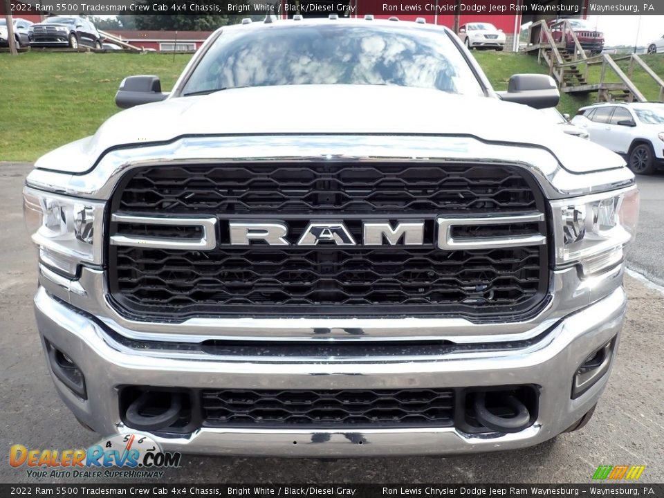 2022 Ram 5500 Tradesman Crew Cab 4x4 Chassis Bright White / Black/Diesel Gray Photo #8