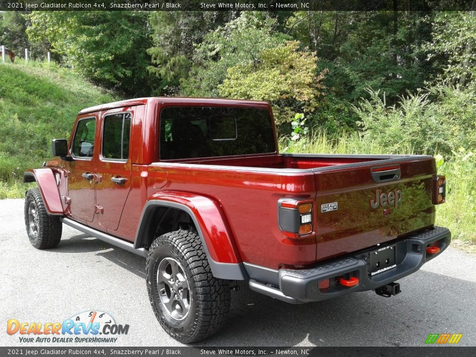 2021 Jeep Gladiator Rubicon 4x4 Snazzberry Pearl / Black Photo #9