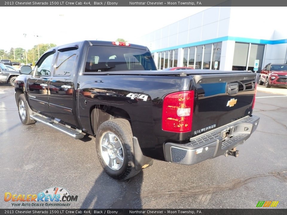 2013 Chevrolet Silverado 1500 LT Crew Cab 4x4 Black / Ebony Photo #4