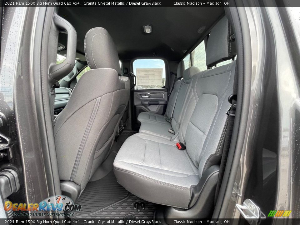 2021 Ram 1500 Big Horn Quad Cab 4x4 Granite Crystal Metallic / Diesel Gray/Black Photo #3