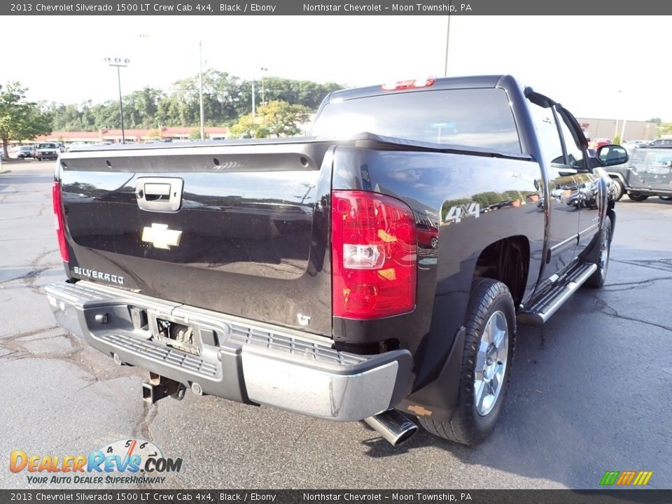 2013 Chevrolet Silverado 1500 LT Crew Cab 4x4 Black / Ebony Photo #7