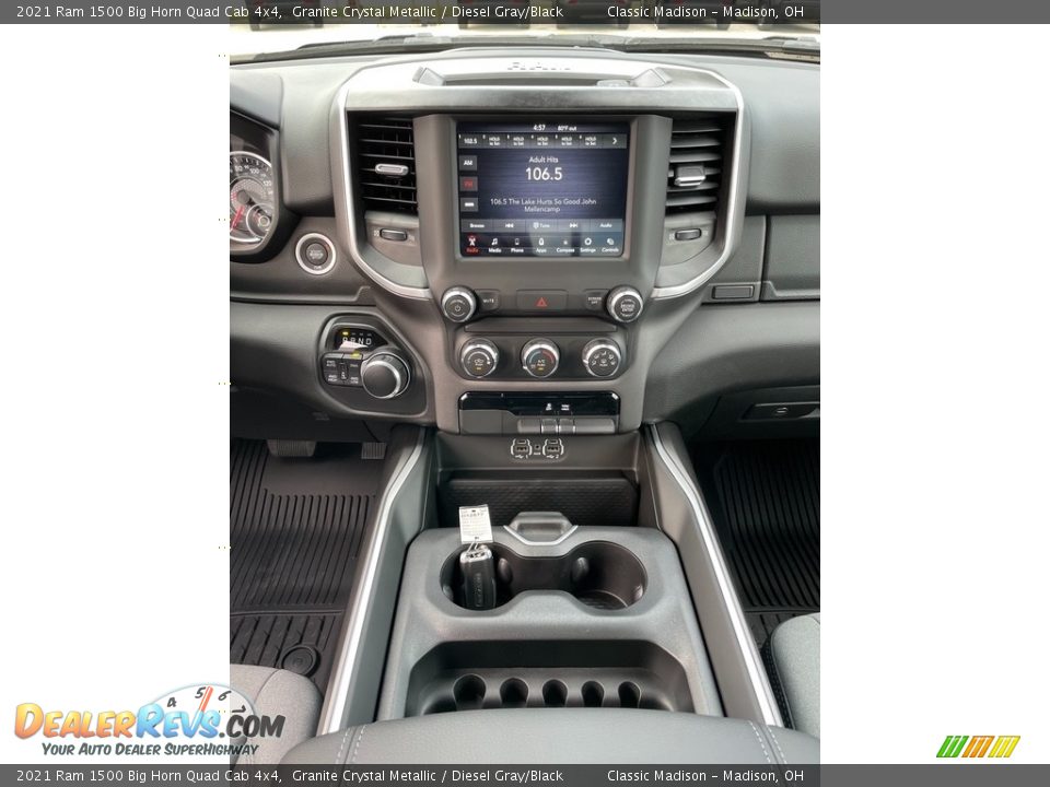 2021 Ram 1500 Big Horn Quad Cab 4x4 Granite Crystal Metallic / Diesel Gray/Black Photo #6