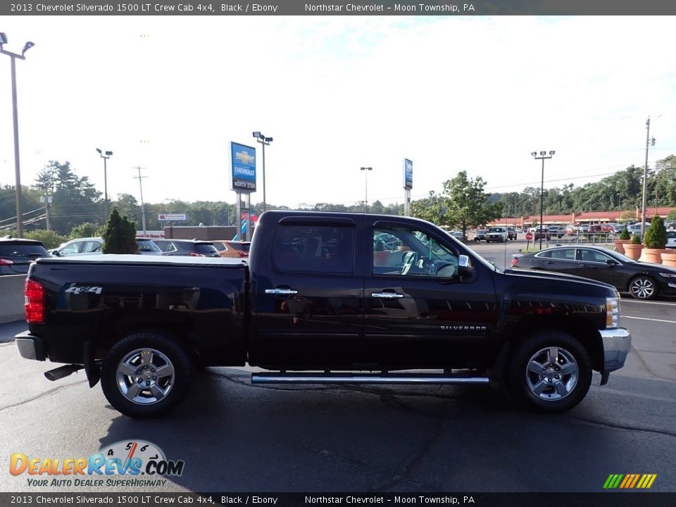 2013 Chevrolet Silverado 1500 LT Crew Cab 4x4 Black / Ebony Photo #9