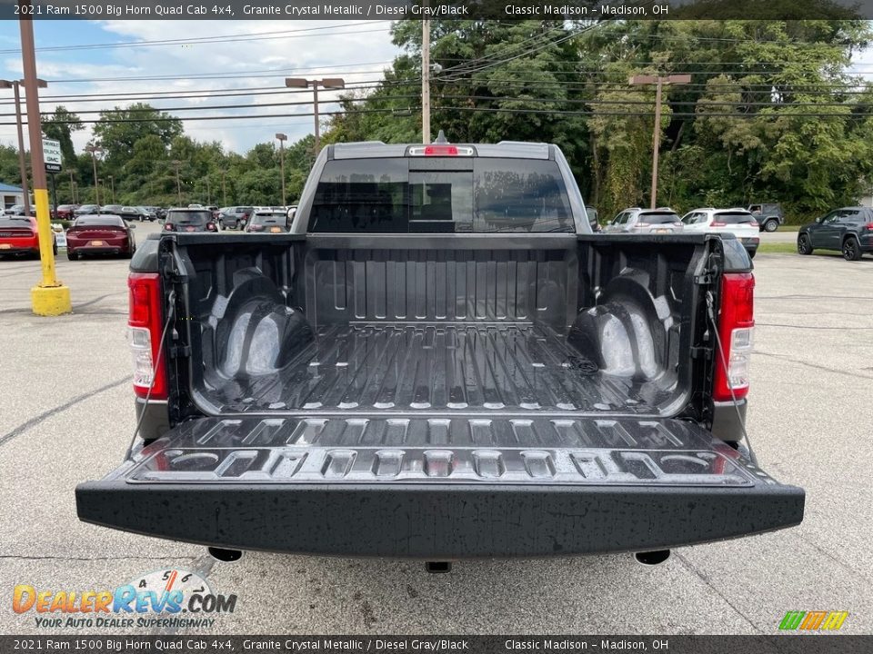 2021 Ram 1500 Big Horn Quad Cab 4x4 Granite Crystal Metallic / Diesel Gray/Black Photo #10