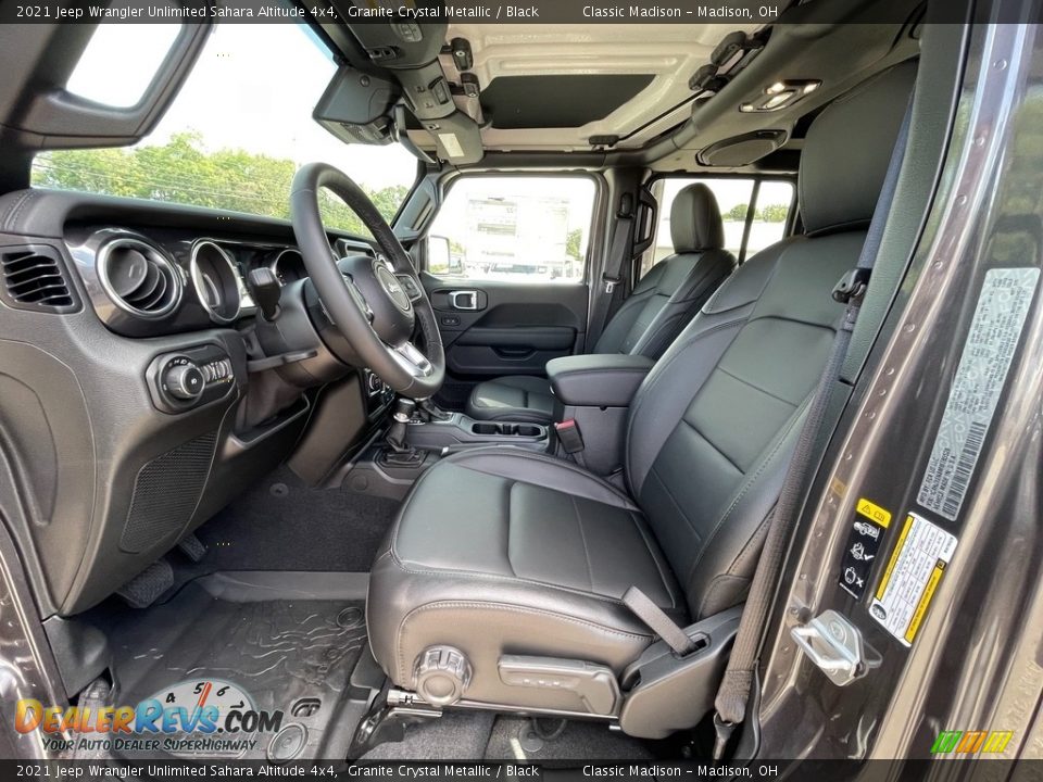 2021 Jeep Wrangler Unlimited Sahara Altitude 4x4 Granite Crystal Metallic / Black Photo #2
