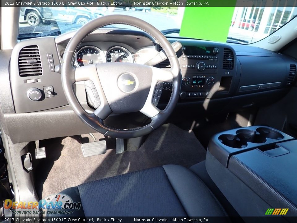 2013 Chevrolet Silverado 1500 LT Crew Cab 4x4 Black / Ebony Photo #19