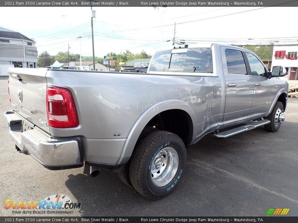 2021 Ram 3500 Laramie Crew Cab 4x4 Billet Silver Metallic / Black Photo #5