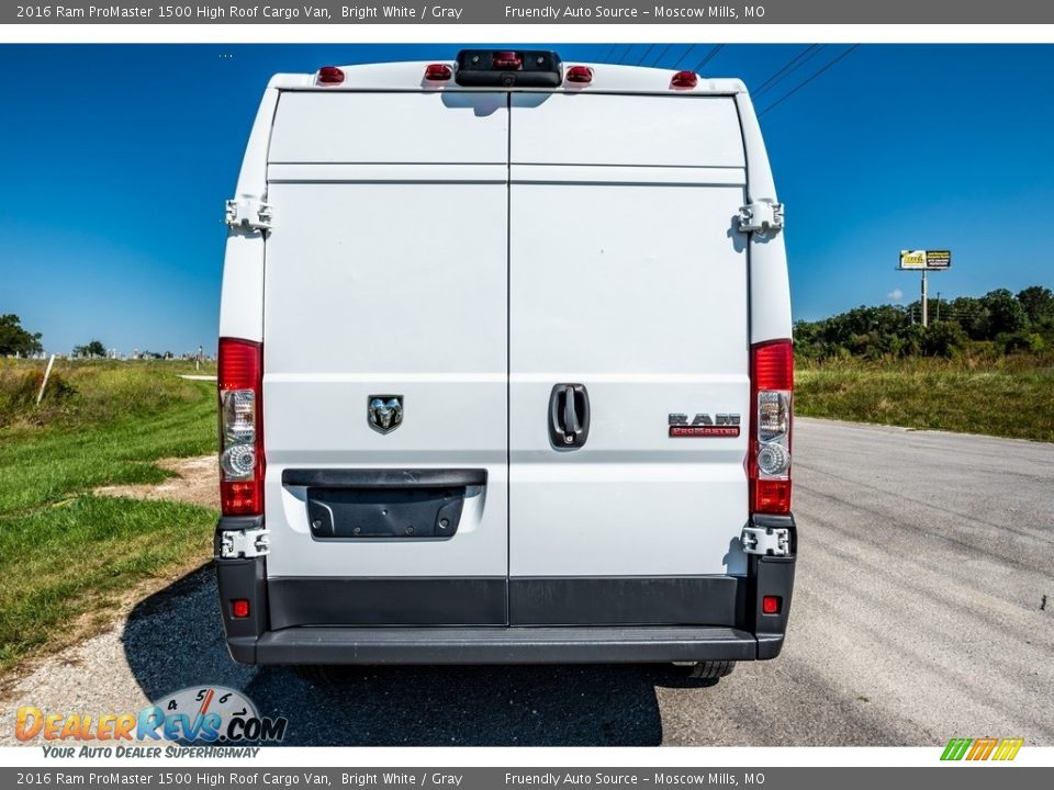 Bright White 2016 Ram ProMaster 1500 High Roof Cargo Van Photo #5