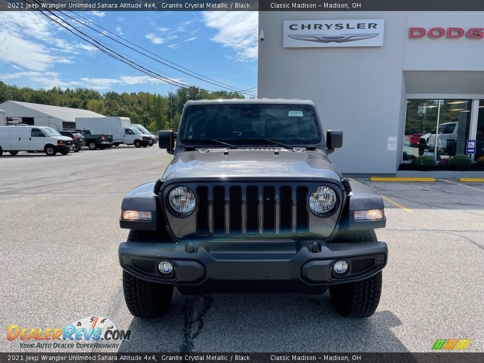 2021 Jeep Wrangler Unlimited Sahara Altitude 4x4 Granite Crystal Metallic / Black Photo #7