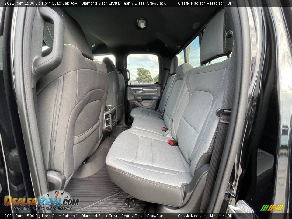 Rear Seat of 2021 Ram 1500 Big Horn Quad Cab 4x4 Photo #3