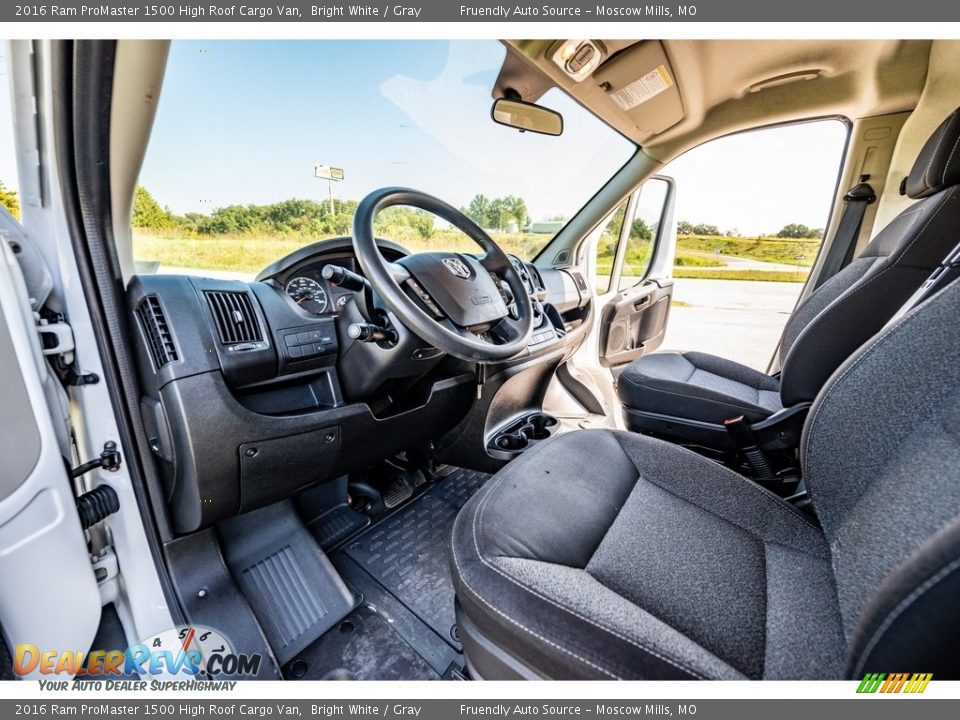 Gray Interior - 2016 Ram ProMaster 1500 High Roof Cargo Van Photo #19