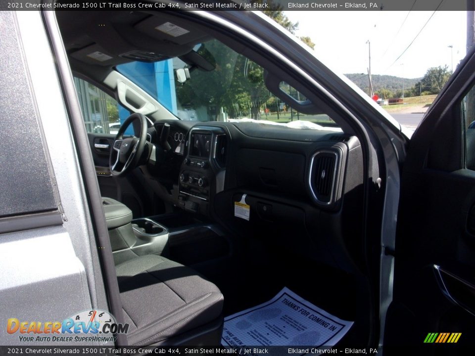 2021 Chevrolet Silverado 1500 LT Trail Boss Crew Cab 4x4 Satin Steel Metallic / Jet Black Photo #15