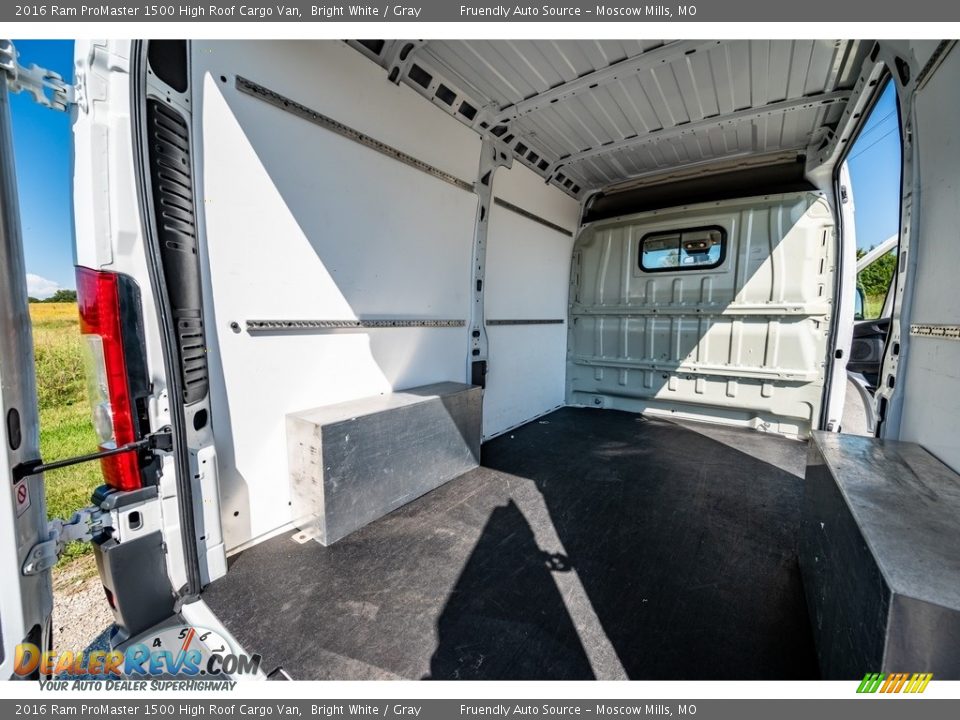 2016 Ram ProMaster 1500 High Roof Cargo Van Bright White / Gray Photo #24