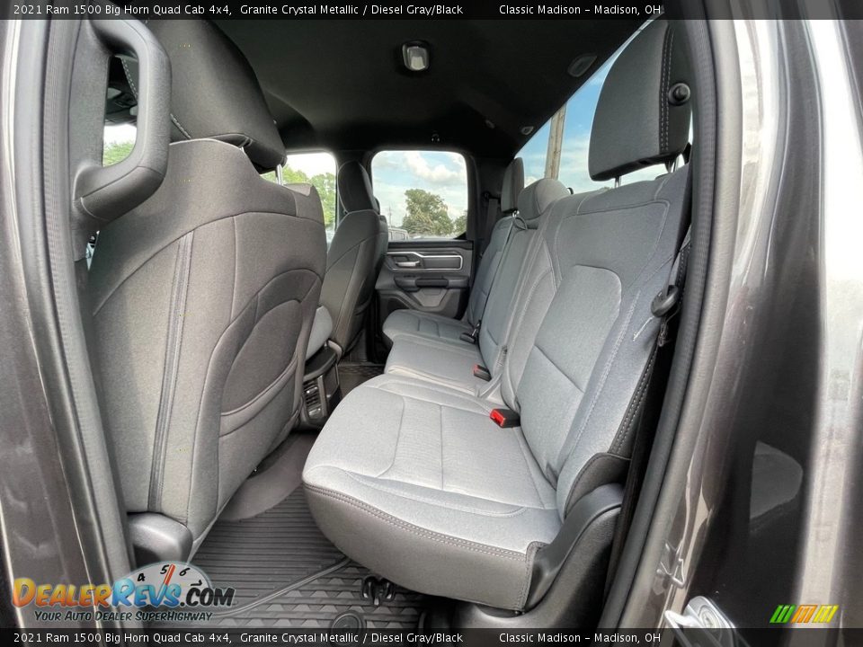 2021 Ram 1500 Big Horn Quad Cab 4x4 Granite Crystal Metallic / Diesel Gray/Black Photo #3