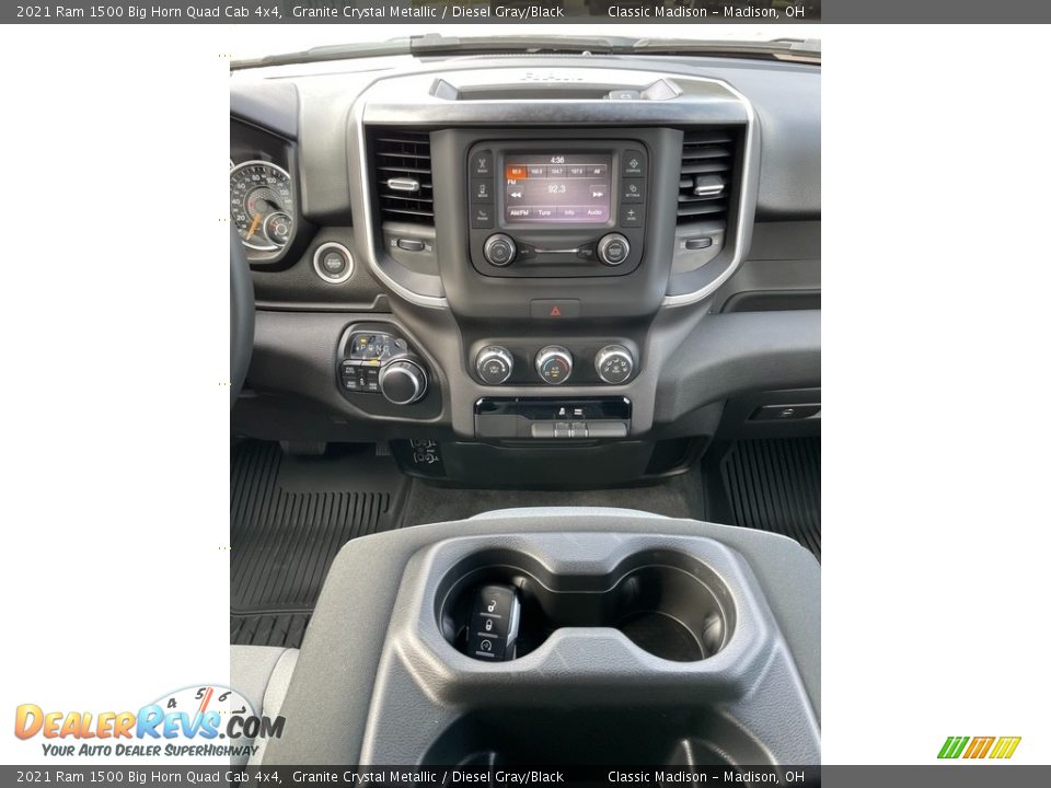 2021 Ram 1500 Big Horn Quad Cab 4x4 Granite Crystal Metallic / Diesel Gray/Black Photo #6