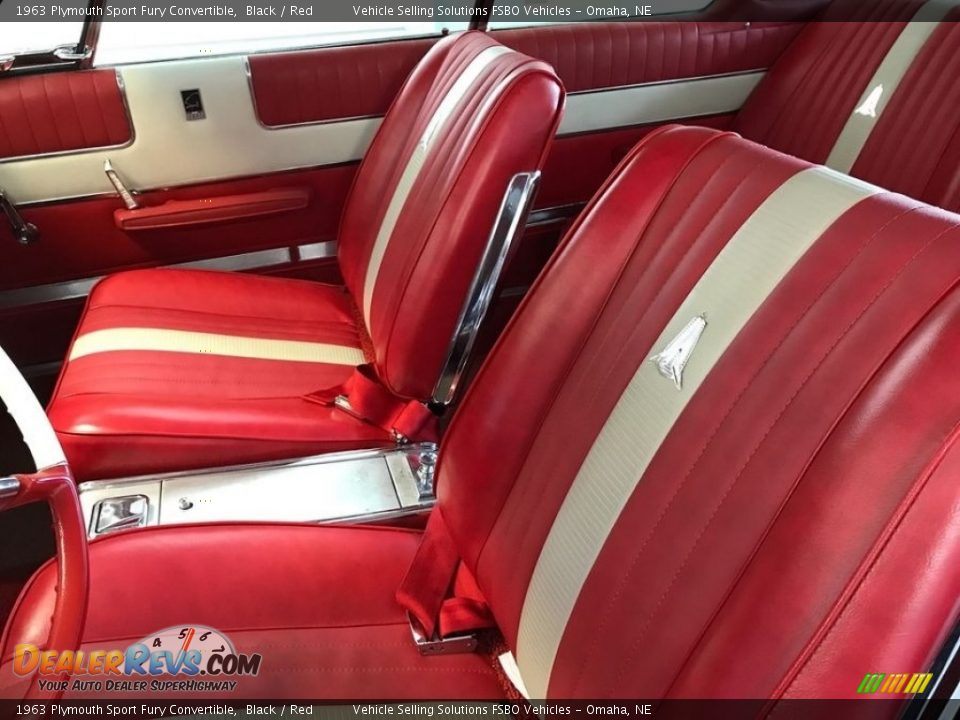 Front Seat of 1963 Plymouth Sport Fury Convertible Photo #3