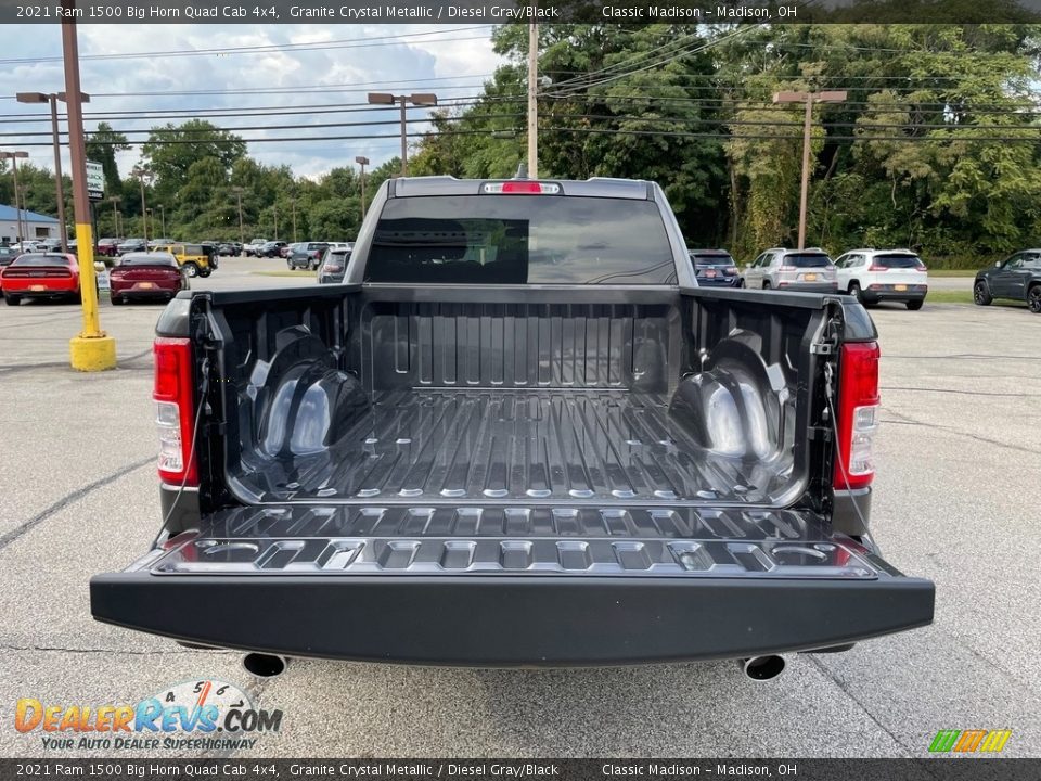 2021 Ram 1500 Big Horn Quad Cab 4x4 Granite Crystal Metallic / Diesel Gray/Black Photo #11