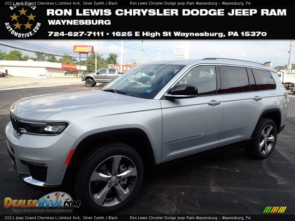 2021 Jeep Grand Cherokee L Limited 4x4 Silver Zynith / Black Photo #1
