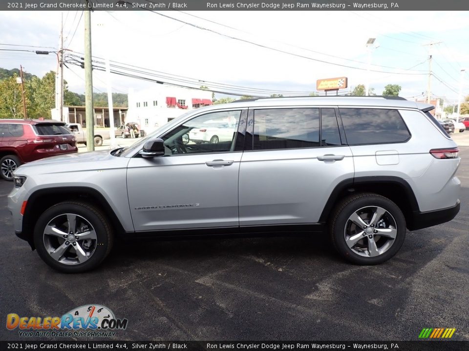 2021 Jeep Grand Cherokee L Limited 4x4 Silver Zynith / Black Photo #2