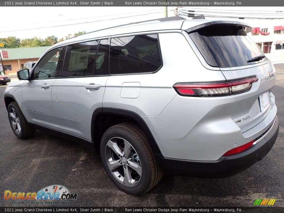 2021 Jeep Grand Cherokee L Limited 4x4 Silver Zynith / Black Photo #3