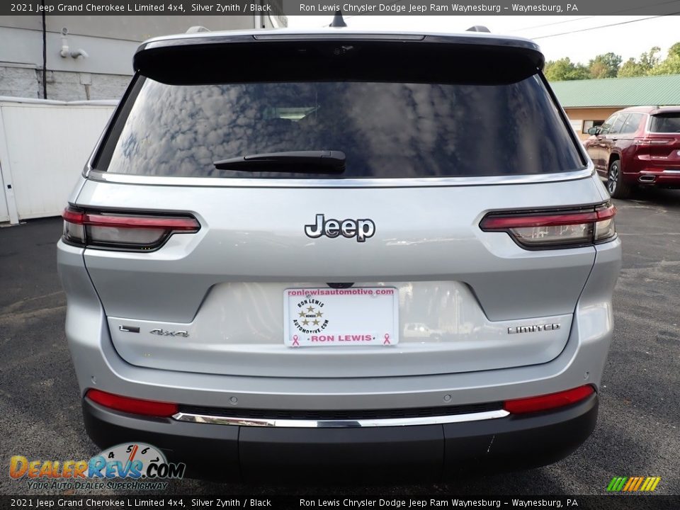 2021 Jeep Grand Cherokee L Limited 4x4 Silver Zynith / Black Photo #4