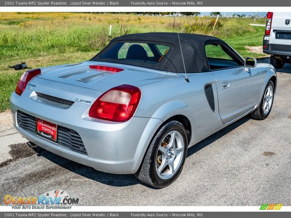 2001 Toyota MR2 Spyder Roadster Liquid Silver Metallic / Black Photo #4