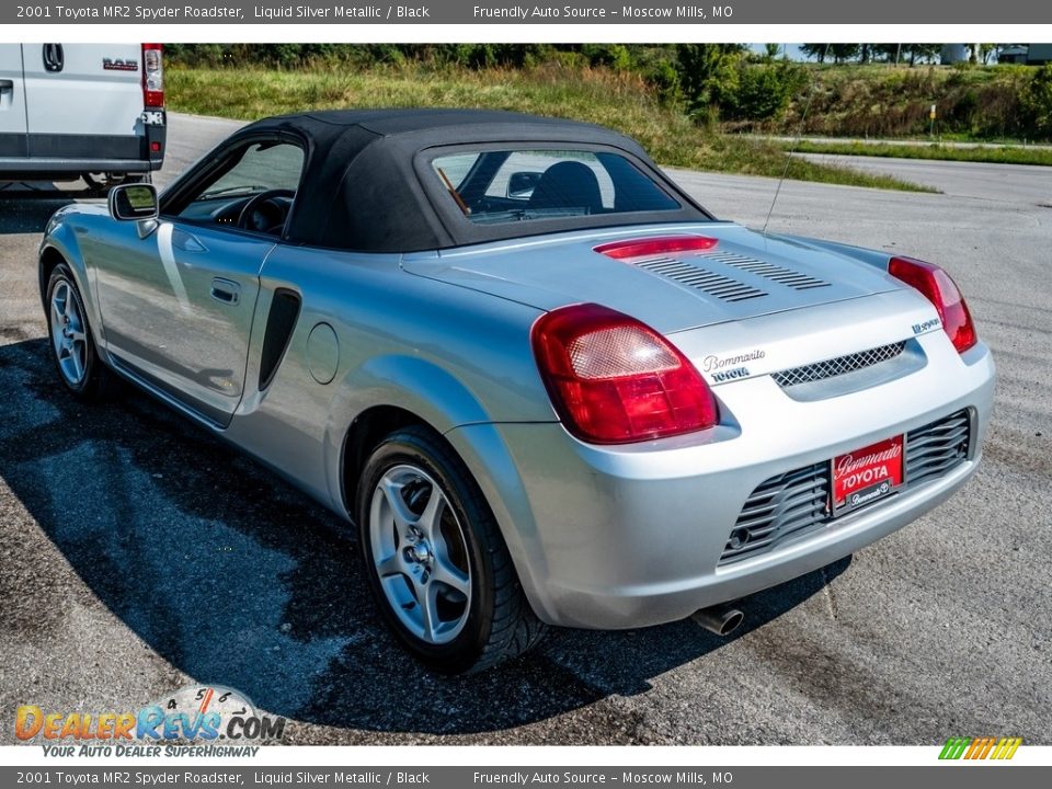 2001 Toyota MR2 Spyder Roadster Liquid Silver Metallic / Black Photo #6