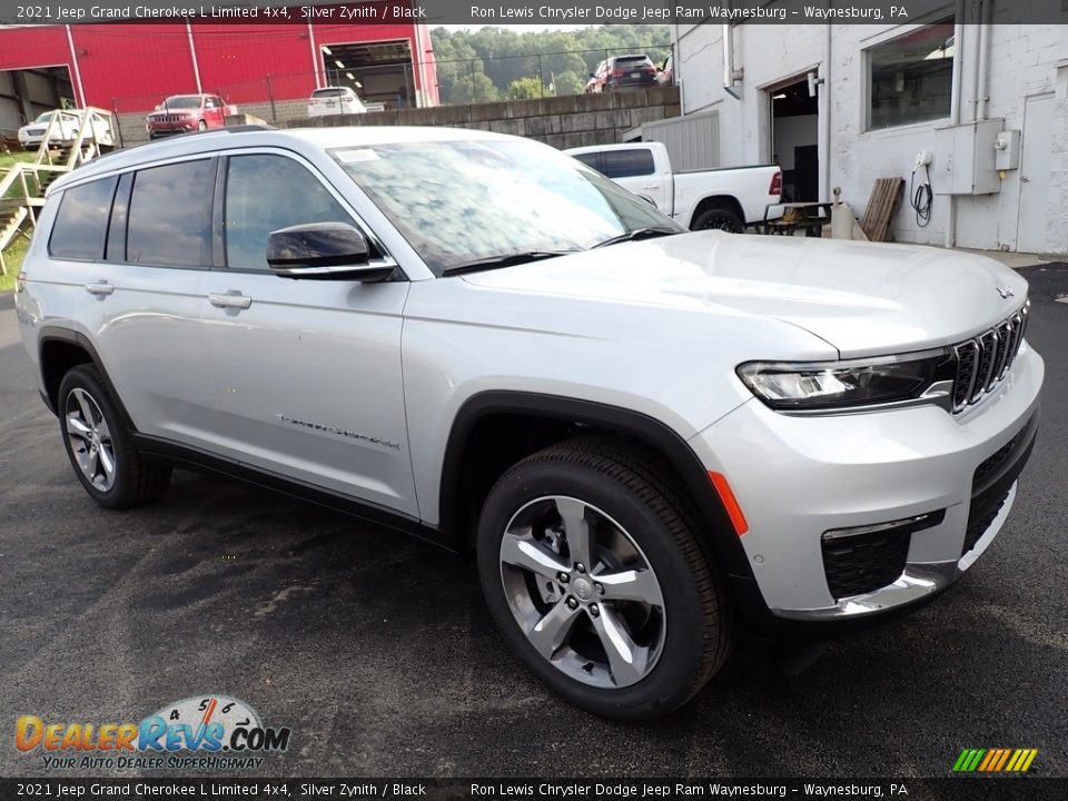 2021 Jeep Grand Cherokee L Limited 4x4 Silver Zynith / Black Photo #8