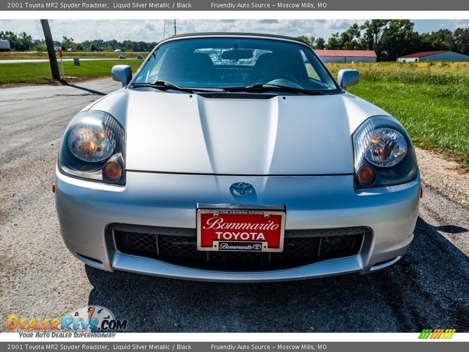 2001 Toyota MR2 Spyder Roadster Liquid Silver Metallic / Black Photo #9