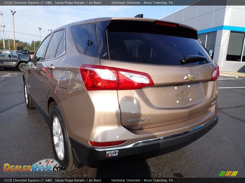 2018 Chevrolet Equinox LT AWD Sandy Ridge Metallic / Jet Black Photo #5