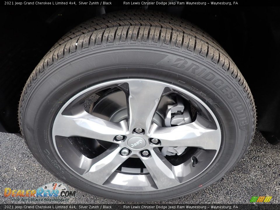 2021 Jeep Grand Cherokee L Limited 4x4 Silver Zynith / Black Photo #10